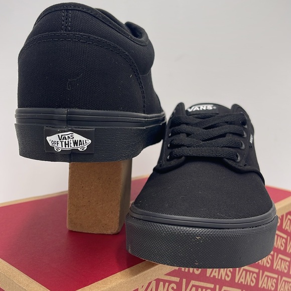 Vans Men's Black Canvas Sneakers Atwood (Canvas) Black/Black
VN000TUY186 - Picture 8 of 16